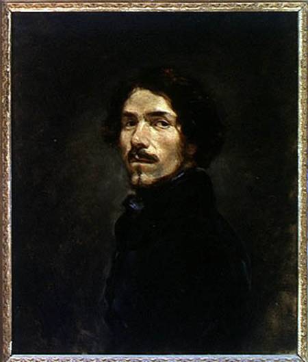 Self Portrait a Ferdinand Victor Eugène Delacroix