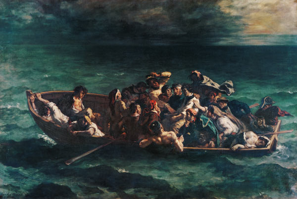 The Shipwreck of Don Juan a Ferdinand Victor Eugène Delacroix