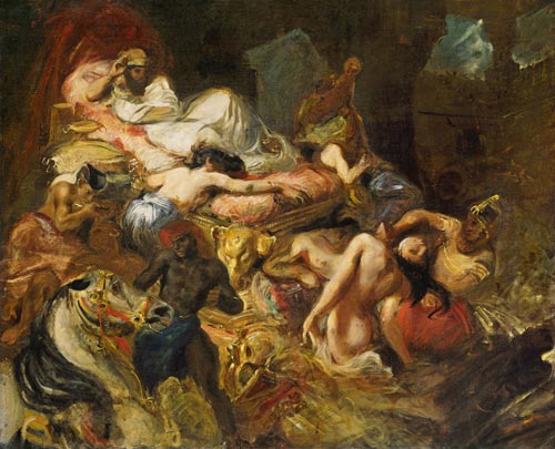 Study for The Death of Sardanapalus a Ferdinand Victor Eugène Delacroix
