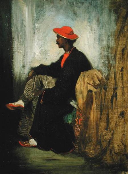 Study of an Indian from Calcutta a Ferdinand Victor Eugène Delacroix