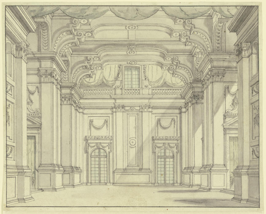 Rococo room a Ferdinando Bibièna