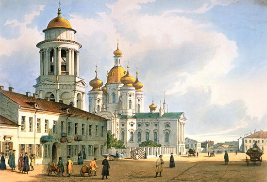 The Virgin of Vladimir Church in St. Petersburg, c.1840 a Ferdinand Victor Perrot