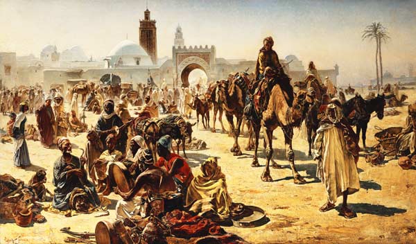 Arabischer Sklavenmarkt a Ferencz Frans Eisenhut