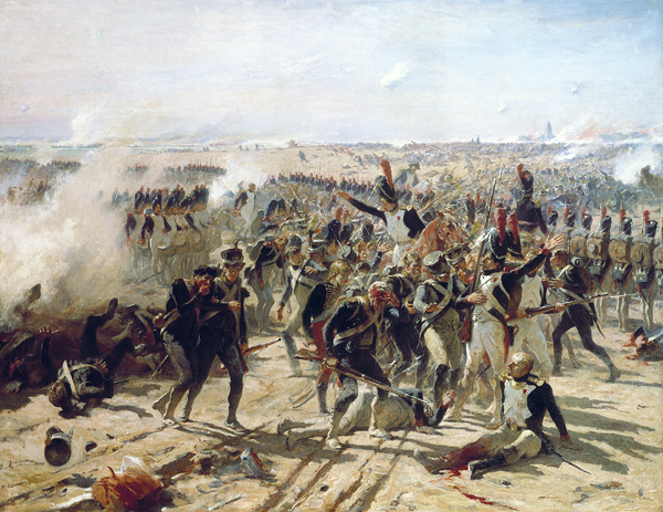 The Battle of Essling a Fernand Cormon