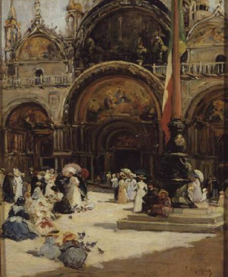 The Basilica of San Marco, Venice a Fernand Legout-Gerard