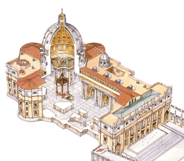 St. Peters Basilica. Vatican City, Rome. Italy a Fernando Aznar Cenamor