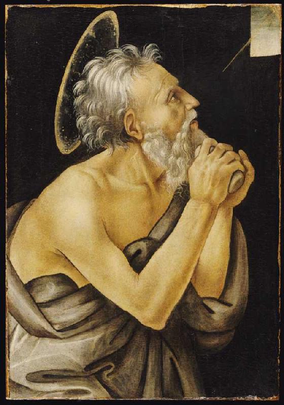 Der heilige Hieronymus. a Filippino Lippi
