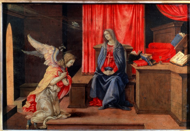 The Annunciation a Filippino Lippi