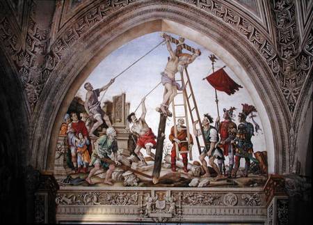 Martyrdom of St. Philip, south wall of Strozzi Chapel a Filippino Lippi