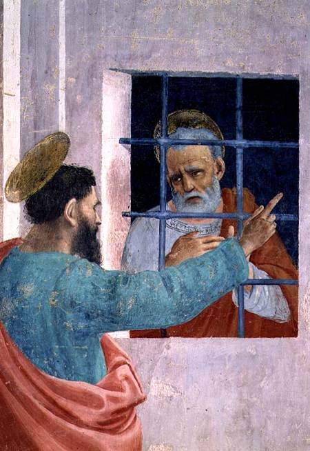 St. Peter Visited in Jail by St. Paul a Filippino Lippi