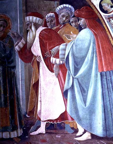 SS. Stephen and Margaret, a detail from the tabernacle of the Canto al Mercatale a Filippino Lippi