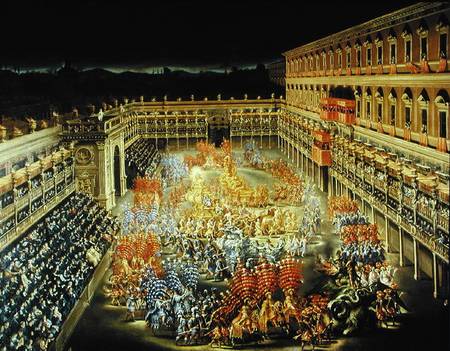 Festival in Honour of Queen Christina (1626-89) Of Sweden at the Palazzo Barberini a Filippo Lauri