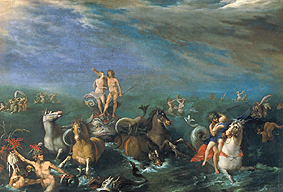 Neptun und Amphitrite. a Filippo Napoletano