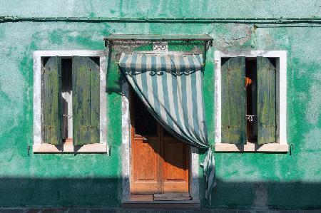 Symmetries in Burano