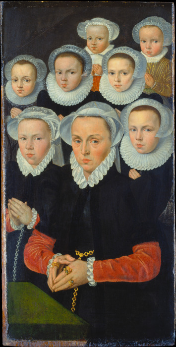 Shutter of an Altarpiece with Female Donors a Flämischer Meister um 1570/1580