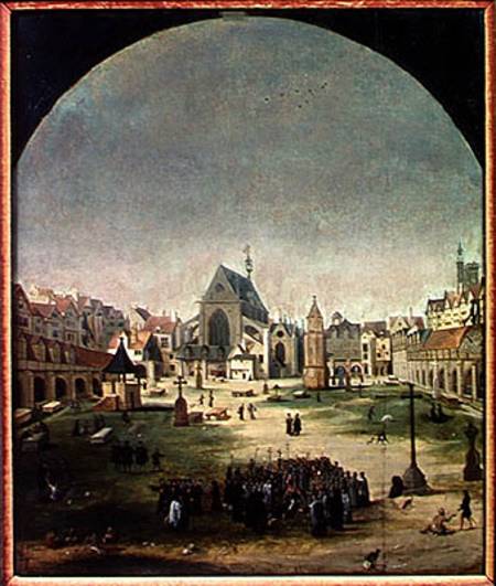 The Cemetery of the Innocents and the Mass Grave During the Reign of Francois I a Scuola Fiamminga