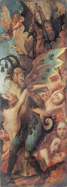Glimpse of Hell (panel) a Scuola Fiamminga