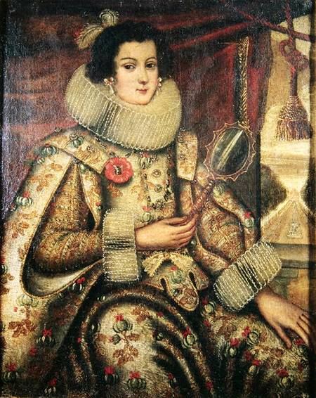 Margaret of Austria (1522-86) Duchess of Parma a Scuola Fiamminga