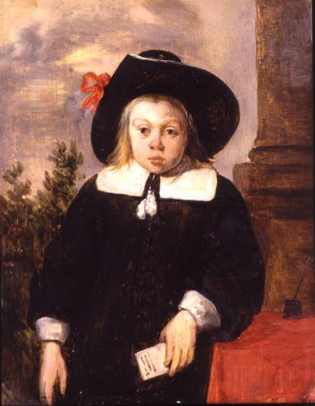 Portrait of a Boy a Scuola Fiamminga