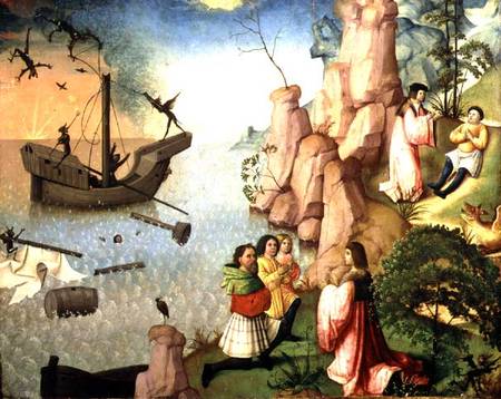 Shipwreck caused by Demons a Scuola Fiamminga