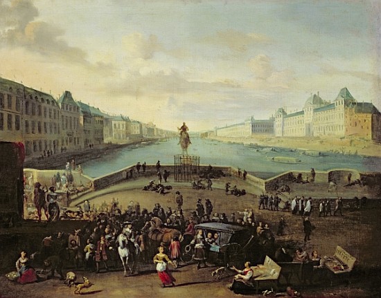 The Pont Neuf, Paris, 1665-69 a Scuola Fiamminga