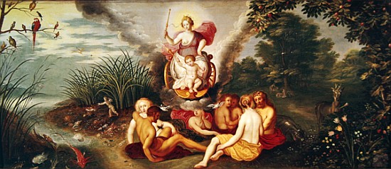 The Triumph of Venus and of Love a Scuola Fiamminga