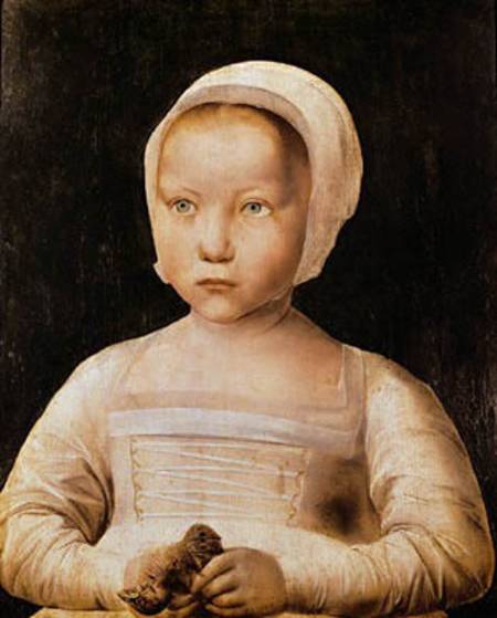Young Girl with a Dead Bird a Scuola Fiamminga