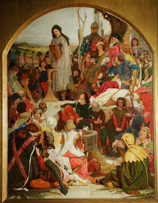 Chaucer at the Court of Edward III a Ford Madox Brown