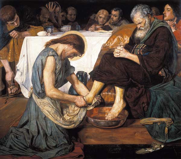 Christ washing Peter's feet a Ford Madox Brown