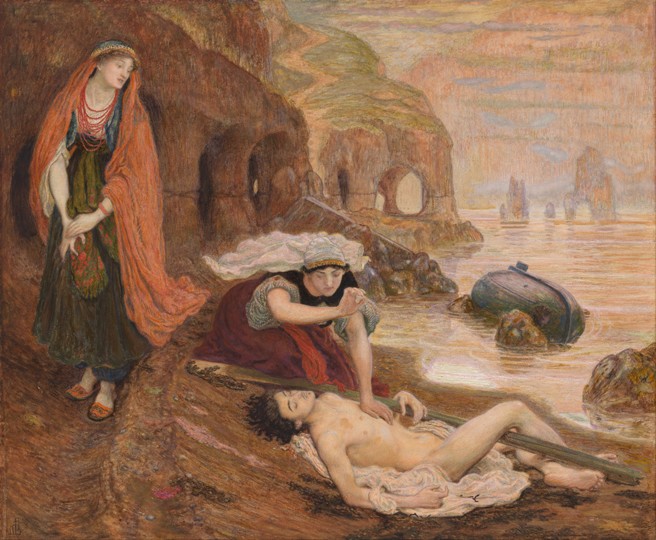 The finding of Don Juan by Haidée a Ford Madox Brown