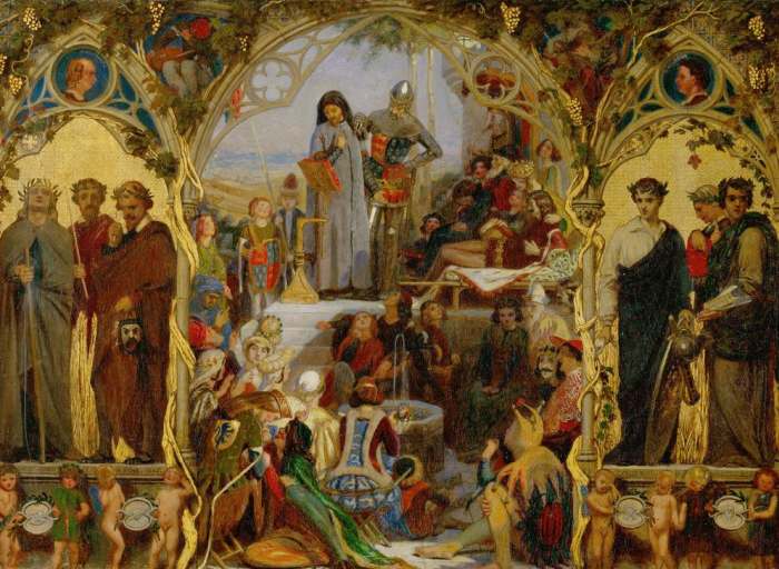 The Seeds and Fruis of English Poetry a Ford Madox Brown