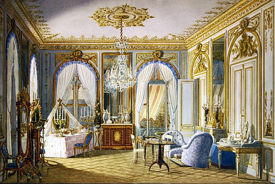 Dressing Room of the Empress Eugenie at Saint-Cloud a Fortune de Fournier