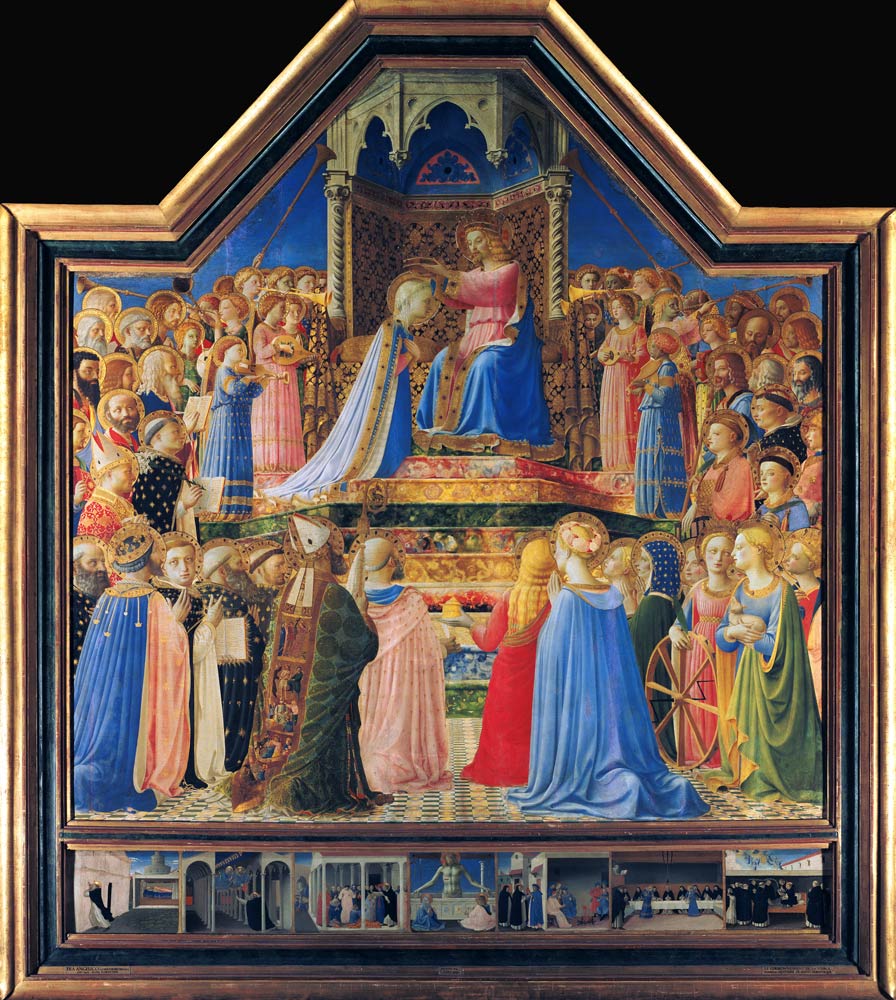 The Coronation of the Virgin a Fra Beato Angelico