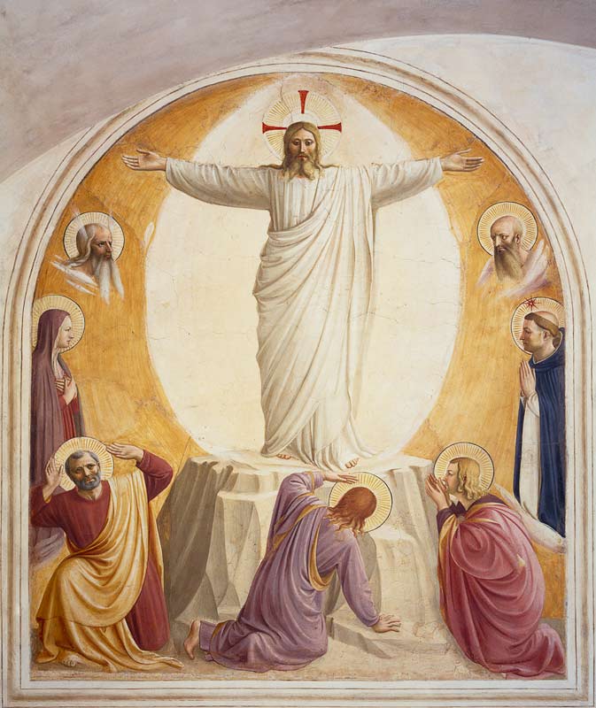 The Transfiguration a Fra Beato Angelico