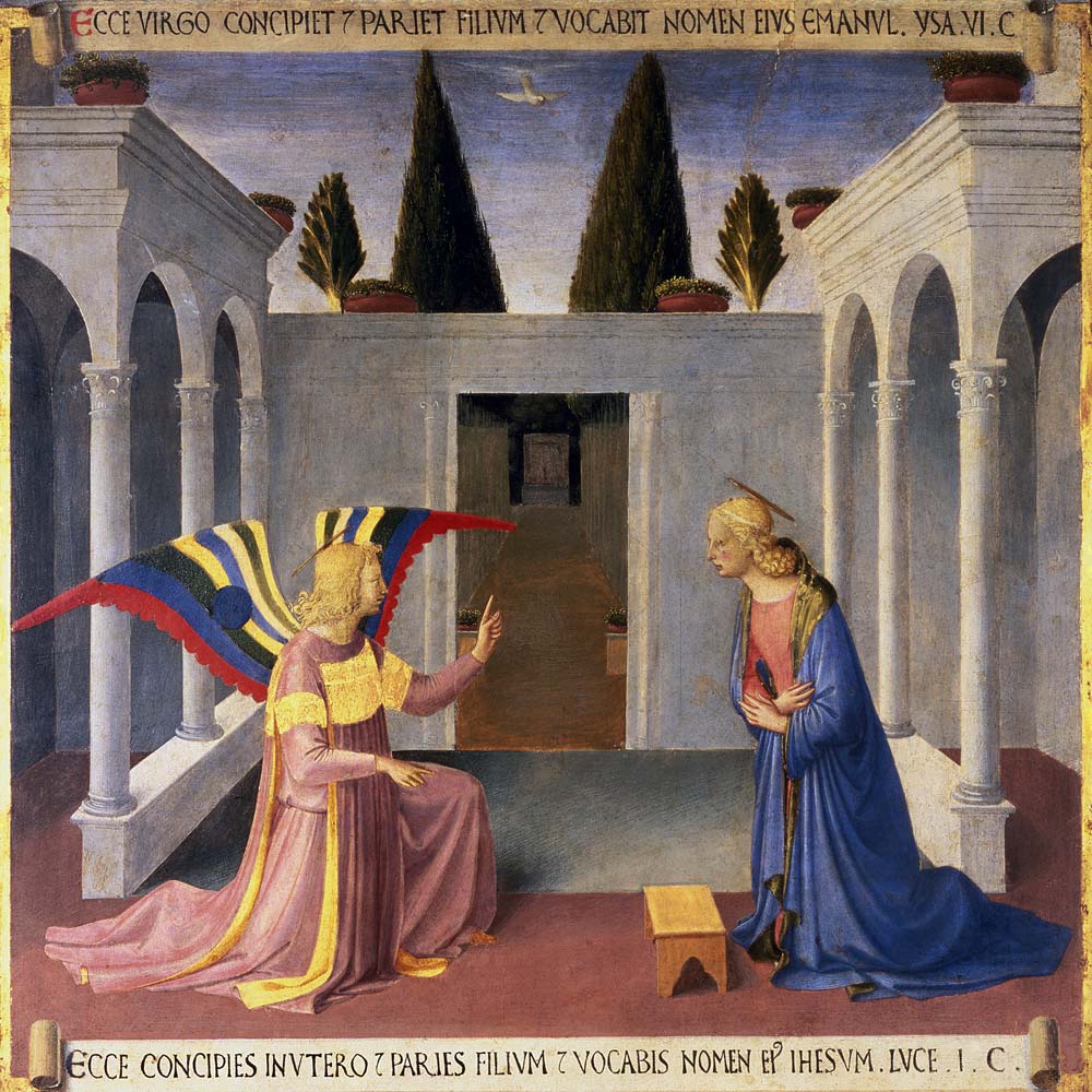 The Annunciation a Fra Beato Angelico