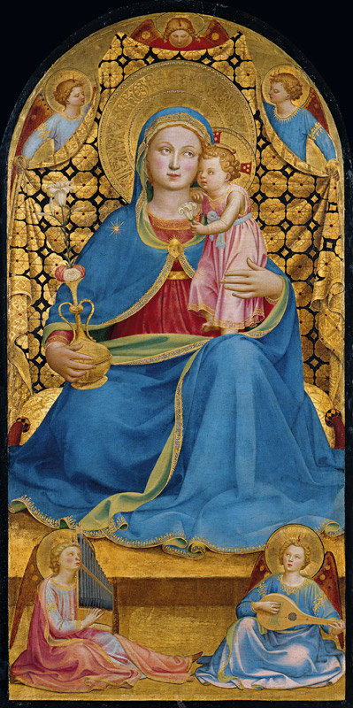The Virgin of Humility a Fra Beato Angelico