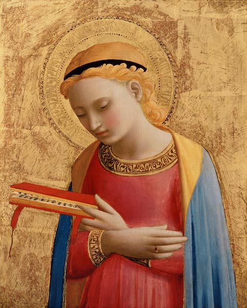 Virgin Annunciate, 1450-55 a Fra Beato Angelico