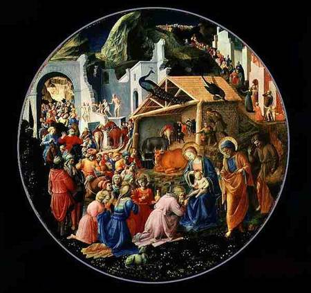 Adoration of the Magi (with Filippo Lippi) a Fra Beato Angelico