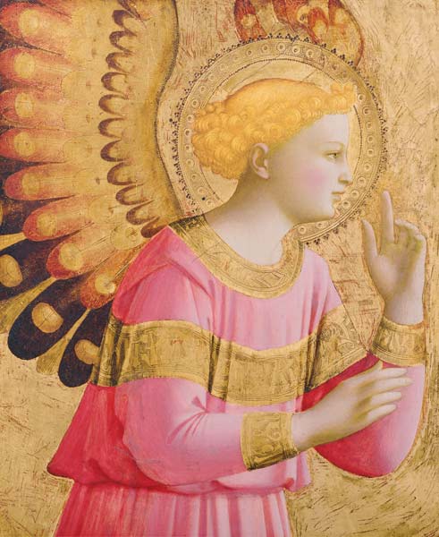 Annunciatory Angel, 1450-55 a Fra Beato Angelico