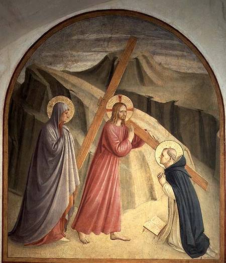Christ Carrying The Cross a Fra Beato Angelico