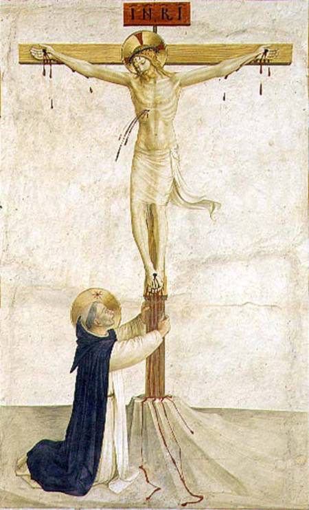 Crucifixion with St. Dominic a Fra Beato Angelico