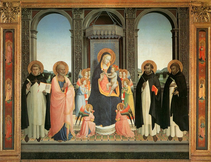 Fiesole Triptych a Fra Beato Angelico