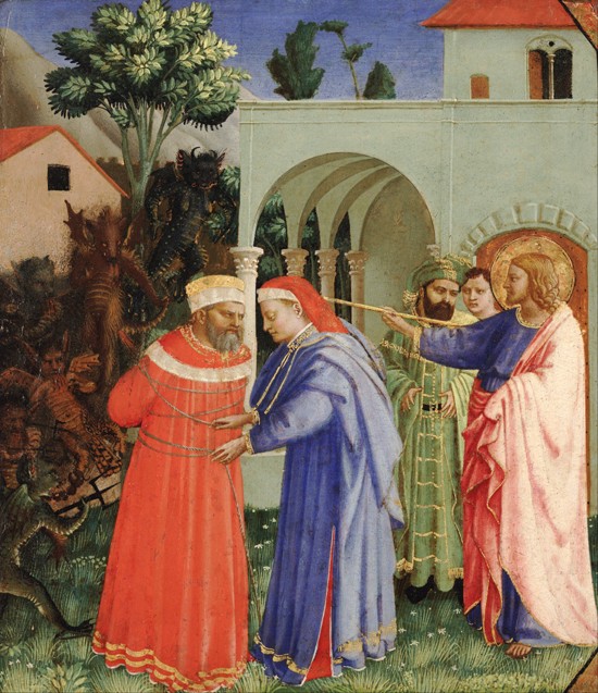 The Apostle Saint James the Greater Freeing the Magician Hermogenes a Fra Beato Angelico