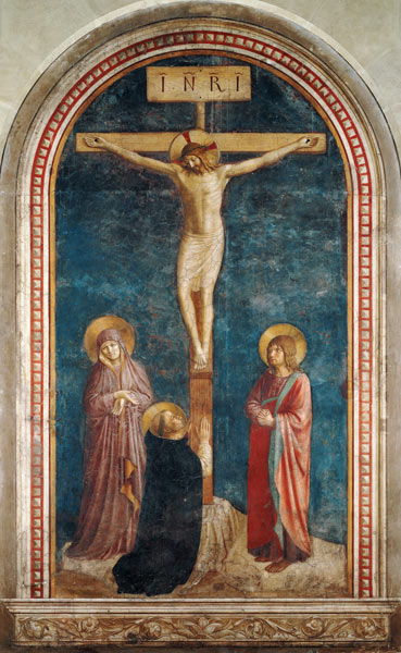 The Crucifixion with Saint Dominic a Fra Beato Angelico