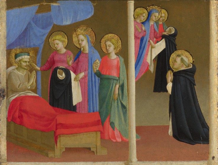 The Vision of the Dominican Habit a Fra Beato Angelico