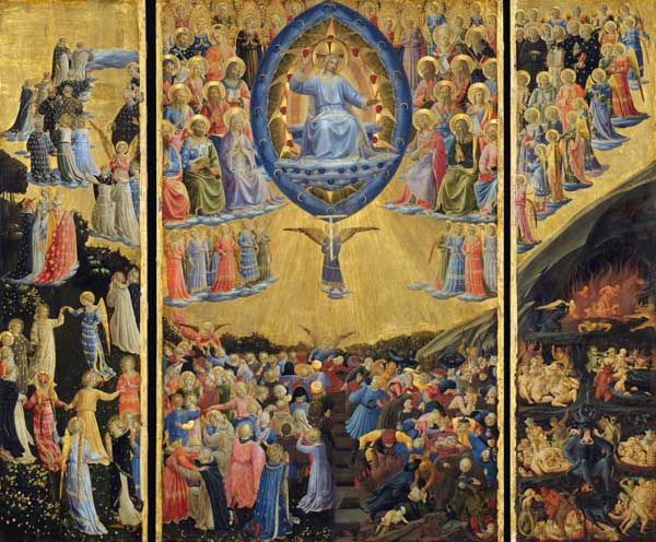 The Last Judgment (Winged Altar) a Fra Beato Angelico