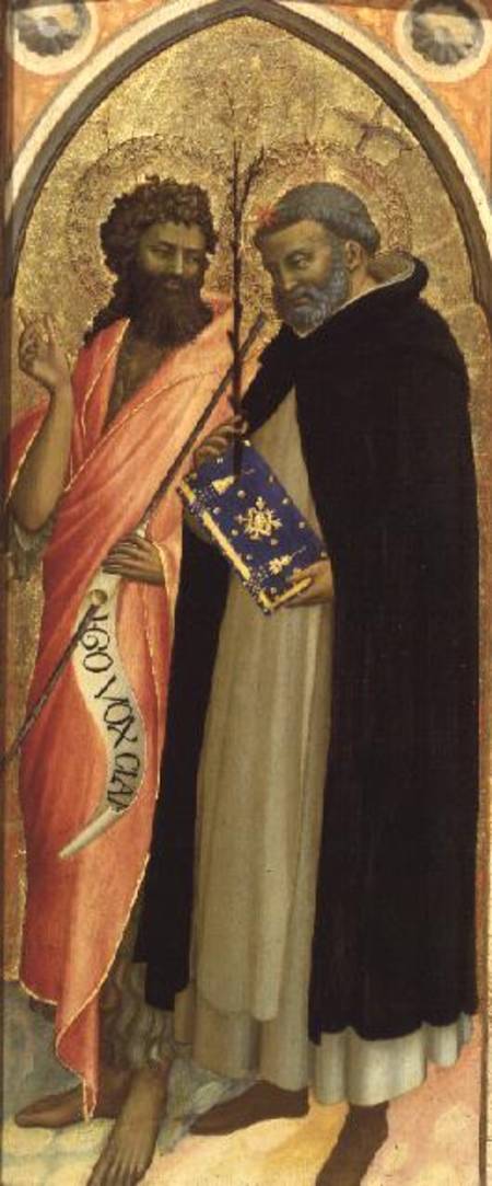 St. John the Baptist and St. Dominic (panel) a Fra Beato Angelico