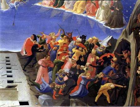 The Last Judgement, detail of the damned a Fra Beato Angelico
