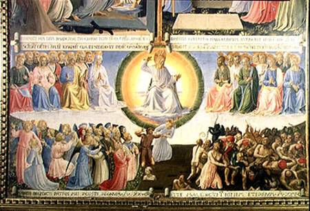 The Last Judgement, detail from panel four of the Silver Treasury of Santissima Annunziata a Fra Beato Angelico
