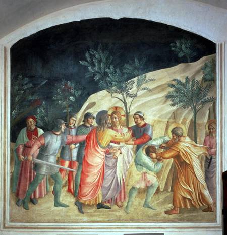 The Kiss of Judas a Fra Beato Angelico